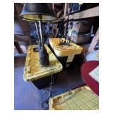 TOTES WITH LIDS - 4- LARGE / 1- X-LARGE