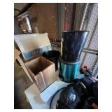 ASSORTED TRASH CANS