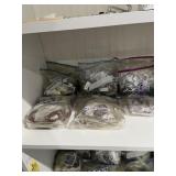 BAGS ASSORTED WRAP BRACELETS WITH MIXED METALS & B