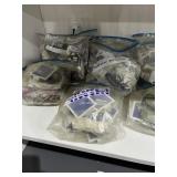 BAGS ASSORTED WRAP BRACELETS WITH MIXED METALS & B