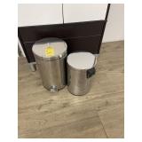 ASSORTED TRASH CANS