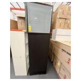 GLASS & BROWN CABINETS (SOME DAMAGE)