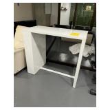 WHITE BAR HEIGHT TABLE