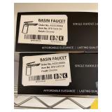 BNK CHROME BASIN FAUCETS (NEW IN BOX)