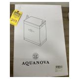 AQUANOVA SILVER LUXURY LAUNDRY BASKET (NEW IN BOX)