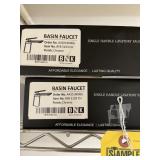 BNK CHROME BASIN FAUCETS (NEW IN BOX)