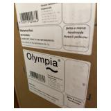 OLYMPIA OVAL GLOSSY WHITE CERAMIC WASH BASIN - 22