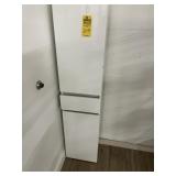 WHITE CABINET WITH 1 DRAWER & 2 DOORS (LIGHT DAMAG