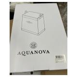 LARGE SILVER AQUANOVA DELUXE LAUNDRY BASKET (NEW I