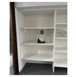 LOT WHITE SHELVING (WALL MOUNTED) - 27.5