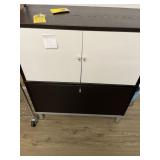 ASSORTED WHITE & BROWN CABINETS