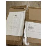 MATTE WHITE OVAL SOLID SURFACE BASIN - 16