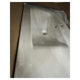 GLOSSY PORCELAIN SINGLE HOLE SINK - 36