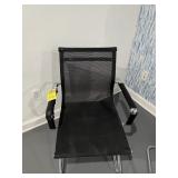 BLACK & CHROME CHAIRS