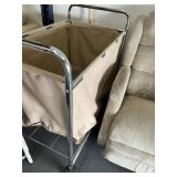 ROLLING LAUNDRY TROLLEYS WITH CANVAS BAG & STAINLE