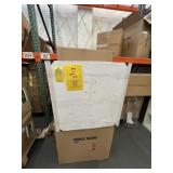 WHITE SUSPENDED BASE VANITY WITH 2 DOORS & 1 DRAWE