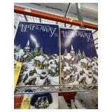 CHRISTMAS ANIMATED REINDEER & SLEIGH DECOR