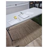 WHITE 6' FOLDING TABLE