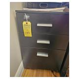 ROLLING CABINET WITH 3 DRAWERS