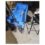 BLUE CREATIVE OUTDOOR BEACH WAGON ON WHEELS