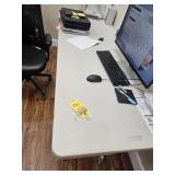 WHITE FOLDING TABLE - 6'