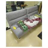 GRAY FABRIC FUTON