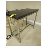 BAR HEIGHT 4-TOP TABLE WITH 5 ASSORTED STOOLS