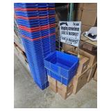 BLUE & RED BASKETS WITH 2 HOLDERS (NEAR 210)
