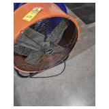 ORANGE COMMERCIAL ELECTRIC BARREL FAN - 26''