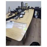 CONFERENCE TABLE WITH CORD OPENINGS - 4'x8'