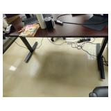 ULINE ELECTRIC ADJUSTABLE DESK - 6'x30''