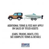 ADDITIONAL TERMS & FEES MAY APPLY ON SALES OF TITL