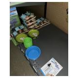 ASSORTED ACCESSORIES - BOWLS, ACTIVITY SETS, HIDEO