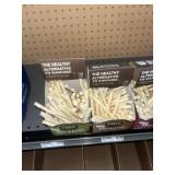 LOT ASSORTED DOG RAWHIDE BONES - ANIMAL EARTH