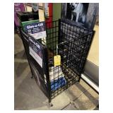 ROLLING BLACK WIRE BIN