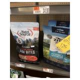 BAGS DOG FOOD - 4- ZIWI PEAK - 1LB-2.2LB / 1- NUTR