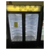 MIGALI C-49FM-HCe FREEZER - 2 GLASS DOORS / 10 SHE