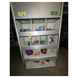 REPTILE DISPLAY RACK - 11 CAGES (END CAP)