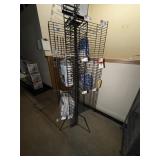 BLACK WIRE SPINNING RACK