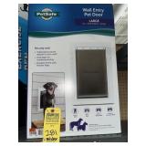 PET-SAFE WALL ENTRY PET DOOR - L - 10.25x16.25 FLA