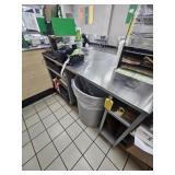 STAINLESS STEEL CHECKOUT STATION (NO POS SYSTEM)