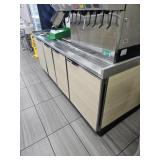 DUKE SUB-BD-84 STAINLESS STEEL WORKTOP CABINET WIT
