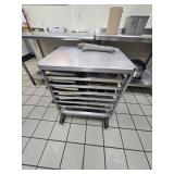 STAINLESS STEEL ROLLING CART