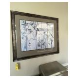 FRAMED & MATTED ARTWORK - BIRD - SIGNED SOFI - 32