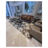 BROWN / CREAM RUG - 12