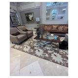 BROWN / CREAM RUG - 12