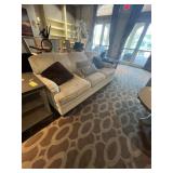 GRAY FABRIC SOFA - 90