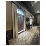 SETS BEIGE CURTAINS WITH BLACKOUT LINING - APPROXI