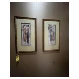 FRAMED ARTWORK - 2 WOMEN / FASHION - 31