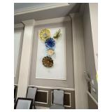 ASSORTED GLASS PLATE WALL DECOR